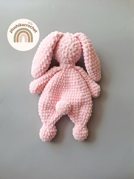 Crochet Pattern Bunny snuggler, little bunny snuggler/lovey