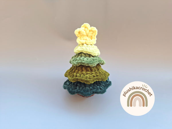 No sew Crochet tree Pattern, crochet Christmas tree