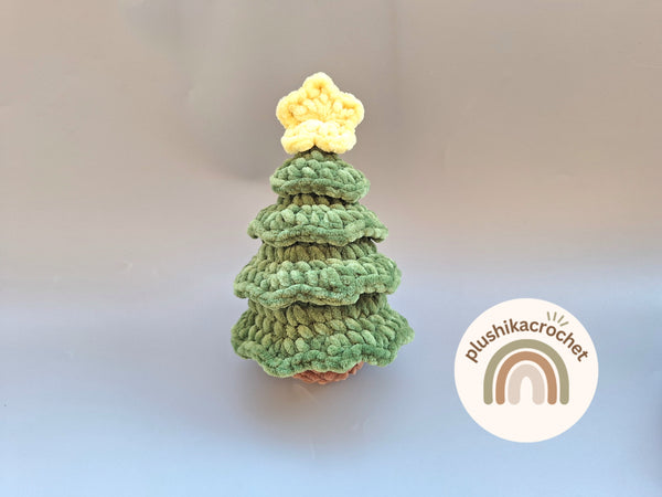 No sew Crochet tree Pattern, crochet Christmas tree