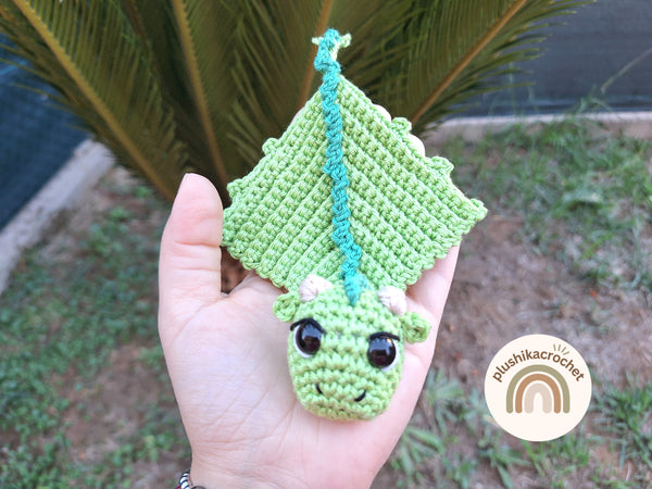 Crochet Dragon Pattern PDF, Baby Dragon Amigurumi, Cute Fantasy Crochet Plush, Easy Amigurumi Pattern