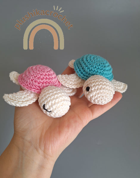 Crochet Pattern turtle, crochet turtle amigurumi pattern